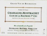 2014 Niellon Chassagne Montrachet 1er Clos de la Maltroie